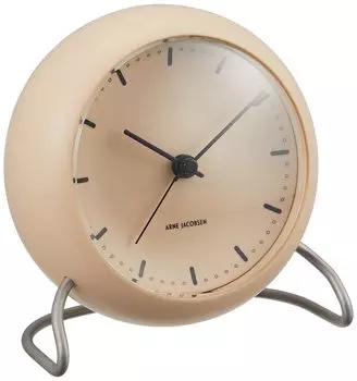 Импортные настольные часы ARNE Jacobsen City hall Sandy Beige 43693 [Обычный продукт] JACOBSEN/Arne