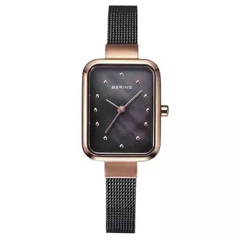 Импортные простые часы BERING Nordic Danish Design и сапфировое стекло, подарочный подарок, японская лимитированная классическая коллекция Petit, сетчатый ремень из нержавеющей стали