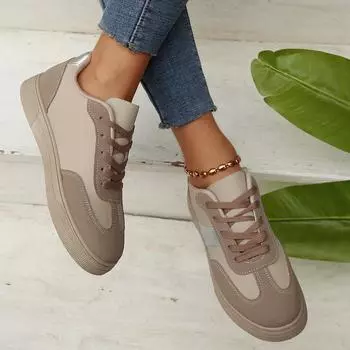 Импортные товары большого размера, модные, простые, с плоским дном, усовершенствованные, легкие, на шнуровке, туфли Forrest Gump, повседневные, спортивные, одинарные, поколение 36 хаки
