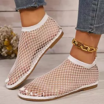 Импортные товары, большой размер 35-45, женская обувь для рыбалки с мягкой подошвой, полая, пляжная обувь, сексуальная женская обувь, удобная обувь на плоской подошве для женщин 35 чёрный