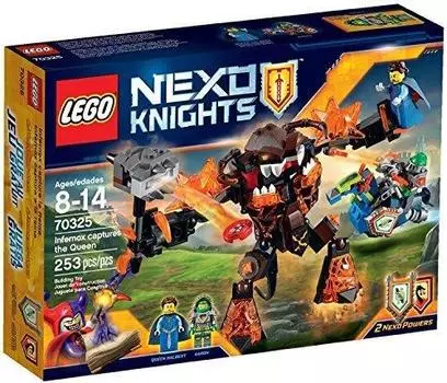 Импортный LEGO Nexo Knights 70325 Инфернокс захватывает королеву строительный набор - [Предмет]