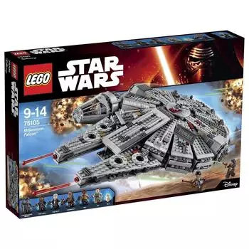 Импортный LEGO Star Wars LEGO Star Wars Millennium Falcon 75105 Building Kit [item]