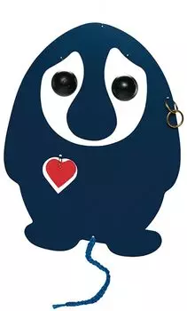 Импортный мобильный Frenstead, мобильное украшение для интерьера, скандинавское украшение, искусство, пыхтящий тролль, синий FSM130038, поставляется с косметической коробкой для малышей, разное