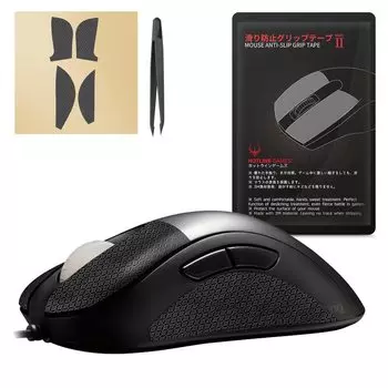 Improved texture Excellent water Hotline games Mouse Tape ZOWIE Mouse Grip Tape for Gaming Mouse Mouse Sole 1 Set [Anti-slip / / absorption] Anti-Slip