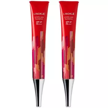 improvement x wrinkle Linocle Niacinamide Wrinkle Cover Foundation Liquid foundation base UV moisturizing UV protection SPF47 Aging care Tone up