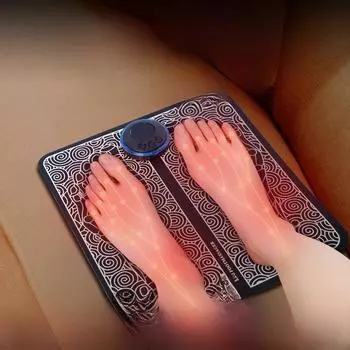 Импульсный массажер для ног: Аппарат для терапии стоп EMS для автоматического меридианного массажа Separate foot pad (without machine)