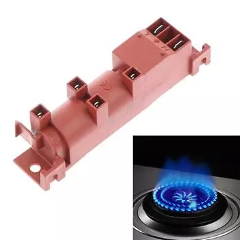 Импульсный воспламенитель переменного тока газовой плиты 220 В с безопасным инструментом для четырех терминальных соединений