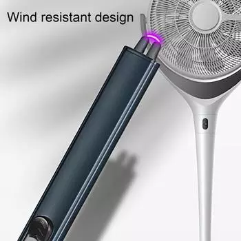 Импульсный воспламенитель Yousheng, зарядка через USB, ветрозащитный, без пламени, с длинной ручкой, газовая плита для кемпинга, электрический воспламенитель для барбекю, товары для улицы чёрный