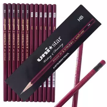 Имя Карандаш Mitsubishi Pencil Unistar Unistar Бумажная коробка Выбор имени Гравировка Сусальное золото Белый Твердость HB B 2b Пистолет Пистолет Гравировка пистолетом CDM-USKN-3 (НВ,