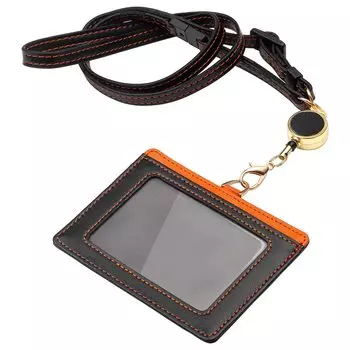 Имя удостоверения личности бирка удостоверение личности сотрудника телескопическая катушка съемный горизонтальный двойной пропуск на шею проездной билет подвесной именной шейный подарок 2 визитки