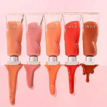 IN2IT Paint It, Губы, щеки и глаза, питательные, сияющие, коллаген длительного действия, витамин Е, гиалурон, 7 г. PI01 Nude