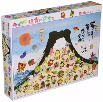 in 1000 piece jigsaw puzzle Fukuyose Fuji x [Made Japan] (49 72cm)