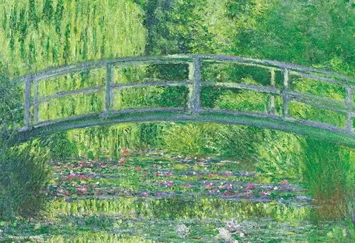 in Beverly 1000 Micro Piece Jigsaw Puzzle Water Lily x Yellow Green [Made Japan] (26 38cm) M81-626