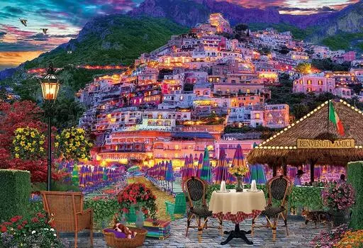 в пазле Beverly 1000 Micro Pieces Amalfi Coast x [Сделано в Японии] (26 38см) М81-634