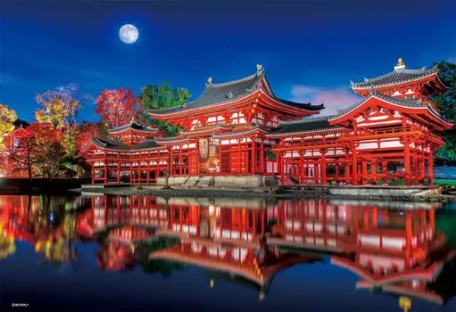 in Beverly 1000 Piece Jigsaw Puzzle Byodoin Phoenix Hall Micro Piece x [Made Japan] (26 38cm)