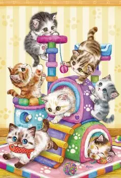 в Беверли 1000 деталей Пазл Кошачья башня x [Сделано в Японии] Все (49 72см) 1000-029