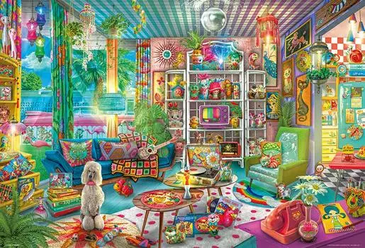 in Beverly 1000 Piece Jigsaw Puzzle Girls Kitsch Room x [Made Japan] (49 72cm) 31-511