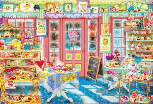 в пазле Beverly 1000 Piece Lovely Cake Shop x [Сделано в Японии] (49 72см) 31-512