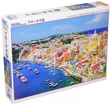 в пазле Beverly 1000 элементов Procida Island x Blue [Сделано в Японии] (49 72см) 51-281 синий