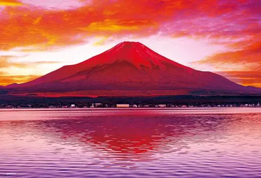 in Beverly 1000 Piece Jigsaw Puzzle Sacred Mountain Red Fuji Micro Piece x [Made Japan] (26 38cm) M81-586