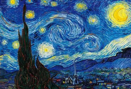 in Beverly 1000 Piece Jigsaw Puzzle Starry Night x [Made Japan] (49 72cm) 1000-076