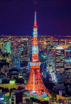 in Beverly 1000 Piece Jigsaw Puzzle Tokyo Tower Micro Piece x [Made Japan] (26 38cm)