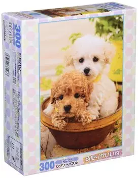 in Beverly 300 Piece Jigsaw Puzzle for Two x Light Brown [Made Japan] (26 38cm) P33-193