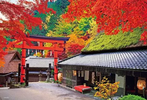 in Beverly 300 Piece Jigsaw Puzzle Kyoto Chaya Dyed in Autumn x [Made Japan] (26 38cm) 300-108