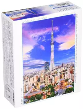 in Beverly 300 Piece Jigsaw Puzzle Tokyo Skytree Twilight View x [Made Japan] (26 38cm) 93-147