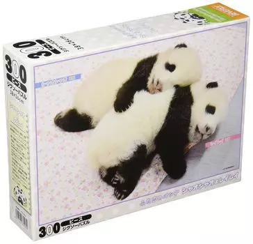 in Beverly 300 Piece Jigsaw Puzzle Twin Pandas Xiao Xiao Lei Lei x 38 [Made Japan] & (26 cm) P33-203