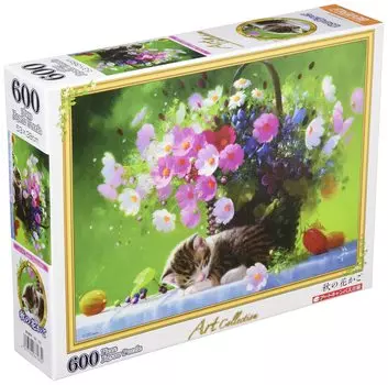 in Beverly 600 Piece Jigsaw Puzzle Autumn Flower Basket x Pink [Made Japan] (38 53cm) 66-183