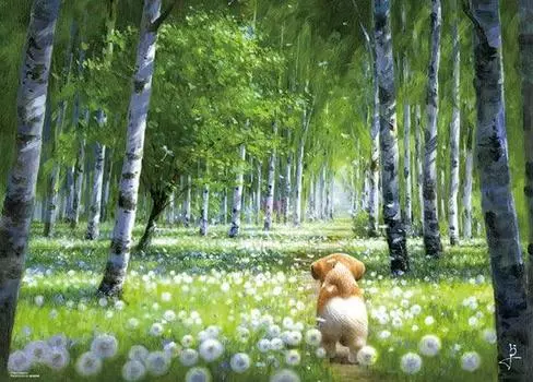 in Beverly 600 Piece Jigsaw Puzzle Walking Path x [Made Japan] (38 53cm) 66-214