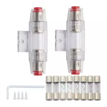 Встроенный держатель предохранителя AGU с предохранителем 30A, 60A, 80A, 100A, встроенный держатель предохранителя, клеммы для проводов не требуются, блок предохранителей, коробка предохранителей