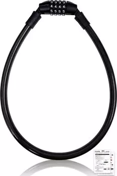 in Samuriding Bicycle Key Wire Lock Dial Lock Road Bike Cross Bike Dial Lock Free Settings Diameter 12mm Japanese Instruction Manual Included Type