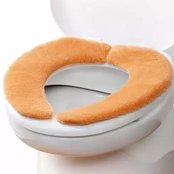 in Sanko Soft Toilet Seat [Made Japan, Deodorizing, Washable] Non-slip, Type, Cover, 15mm, Pumpkin, Orange, Adsorption, KI-05