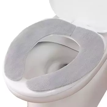 in Sanko Soft Toilet Seat [Made Japan, Deodorizing, Washable] Non-slip, Type, Cover, 9mm, Gray, Adhesive, KY-31