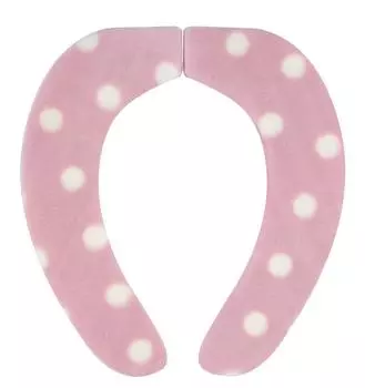 in Sanko Soft Toilet Seat Pink [Made Japan, Deodorizing, Washable] Non-slip, Type, Cover, 9mm, Dot, Adsorption, KC-71