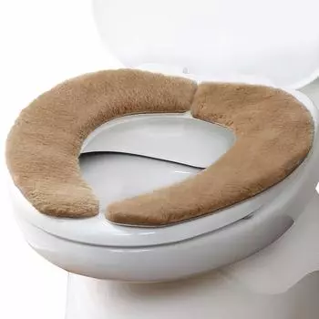 in Sanko Soft Type Toilet Seat 15mm Maron Okudake Suction [Made Japan, Deodorizing, Washable] Non-slip, Cover, Brown, KJ-33