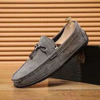 In the autumn of 2024, the new Doudou shoes men s fashion versatile personalized casual shoes with soft soles and one pedal lazy shoes 39