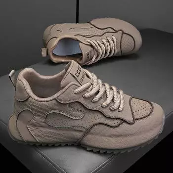 In the spring of 2024, the new youth fashion casual sports dad shoes are comfortable and versatile, and the trend increases the height of white shoes. 39 белый