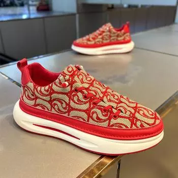 In the summer of 2024, the new one-pedal men s shoes are breathable on cloth, and Douyin popular casual sports shoes. 39 красный