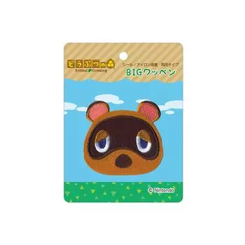Inagaki Clothing Animal Crossing Big Patch Tanukichi Adhesive Dual Use Type ADG001 Печать/Железо