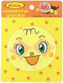 Inagaki Clothing Anpanman Big Patch Melonpanna Iron Adhesive APG6