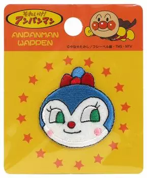 Inagaki Clothing Anpanman Mini Patch ANA021 Blue Kokin-chan