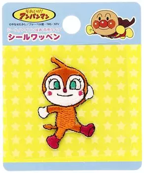 Inagaki Clothing Anpanman Seal Patch Can be used for both stickers and ironing ANC011 Dokin-chan