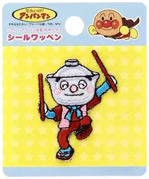Inagaki Clothing Anpanman Seal Patch Tendonman Dual Use ANC008 Sticker/Iron