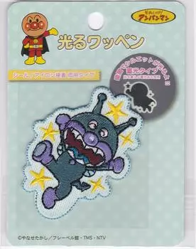 Inagaki Clothing Anpanman светящаяся нашивка Baikinman светящийся тип печати железный клей двойного назначения APC002 Soreike!