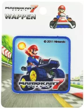 Inagaki Clothing Mario Kart Patch Mario 4 MRW014 Iron-on