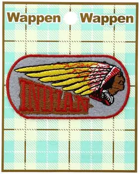 Inagaki Clothing Patch Indian WT161 Iron-on