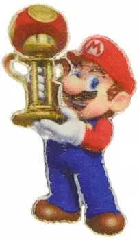 Inagaki Clothing Super Mario Sticker Patch Mario Adhesive Dual Use MRS017 Sticker/Iron